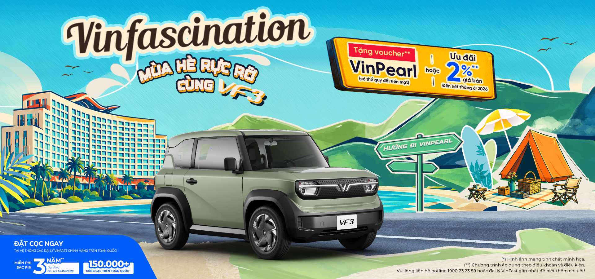 VinFast VF 3 ngoại thất tổng thể